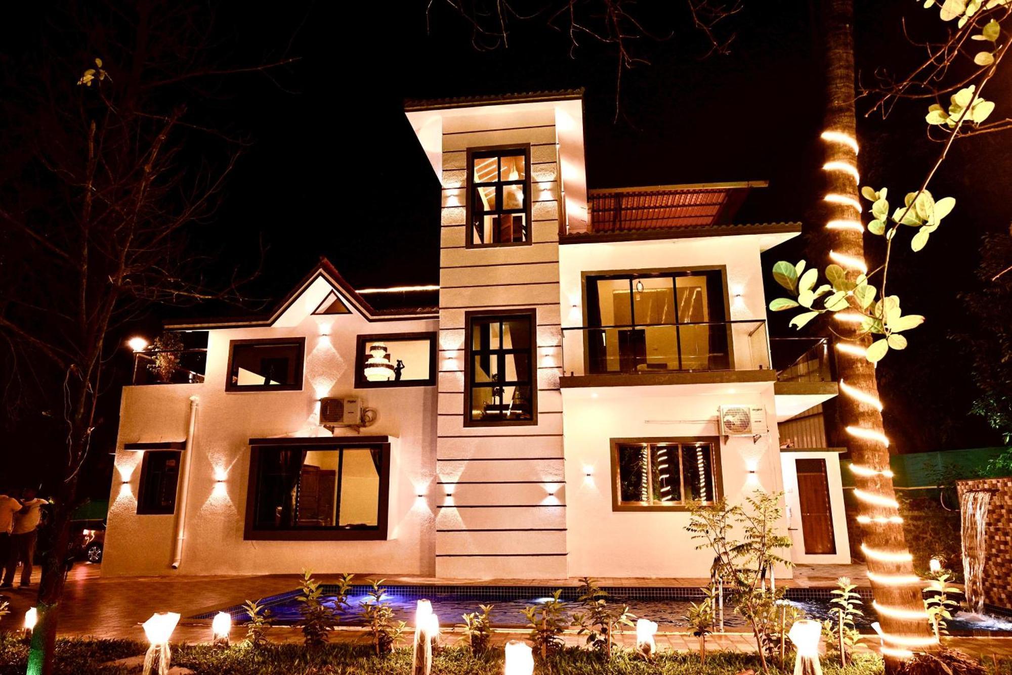 Seas The Day Luxurious 5Bhk Villa 2Min From Awas Beach With Huge Private Pool Alībāg Exterior foto