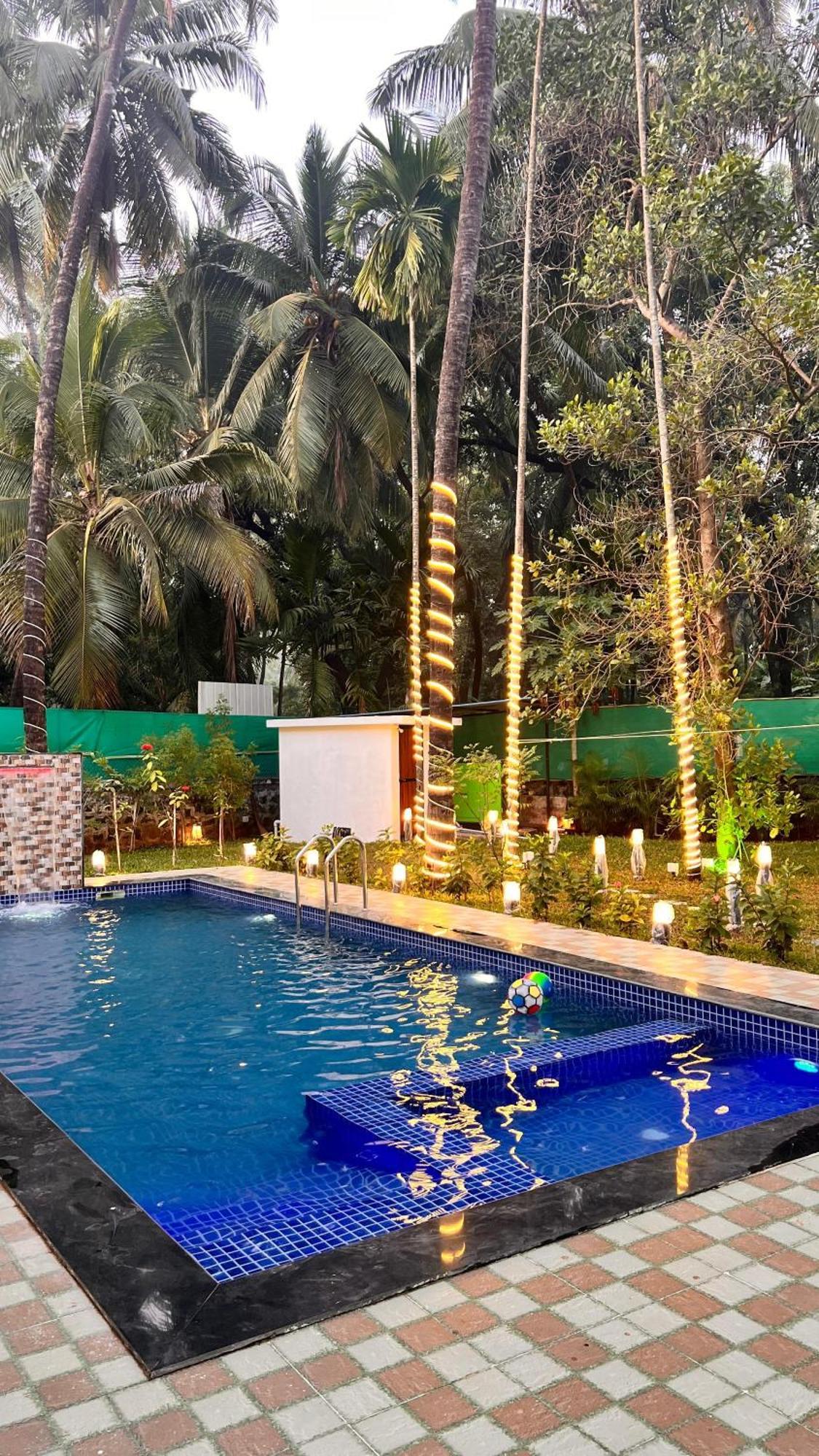 Seas The Day Luxurious 5Bhk Villa 2Min From Awas Beach With Huge Private Pool Alībāg Exterior foto
