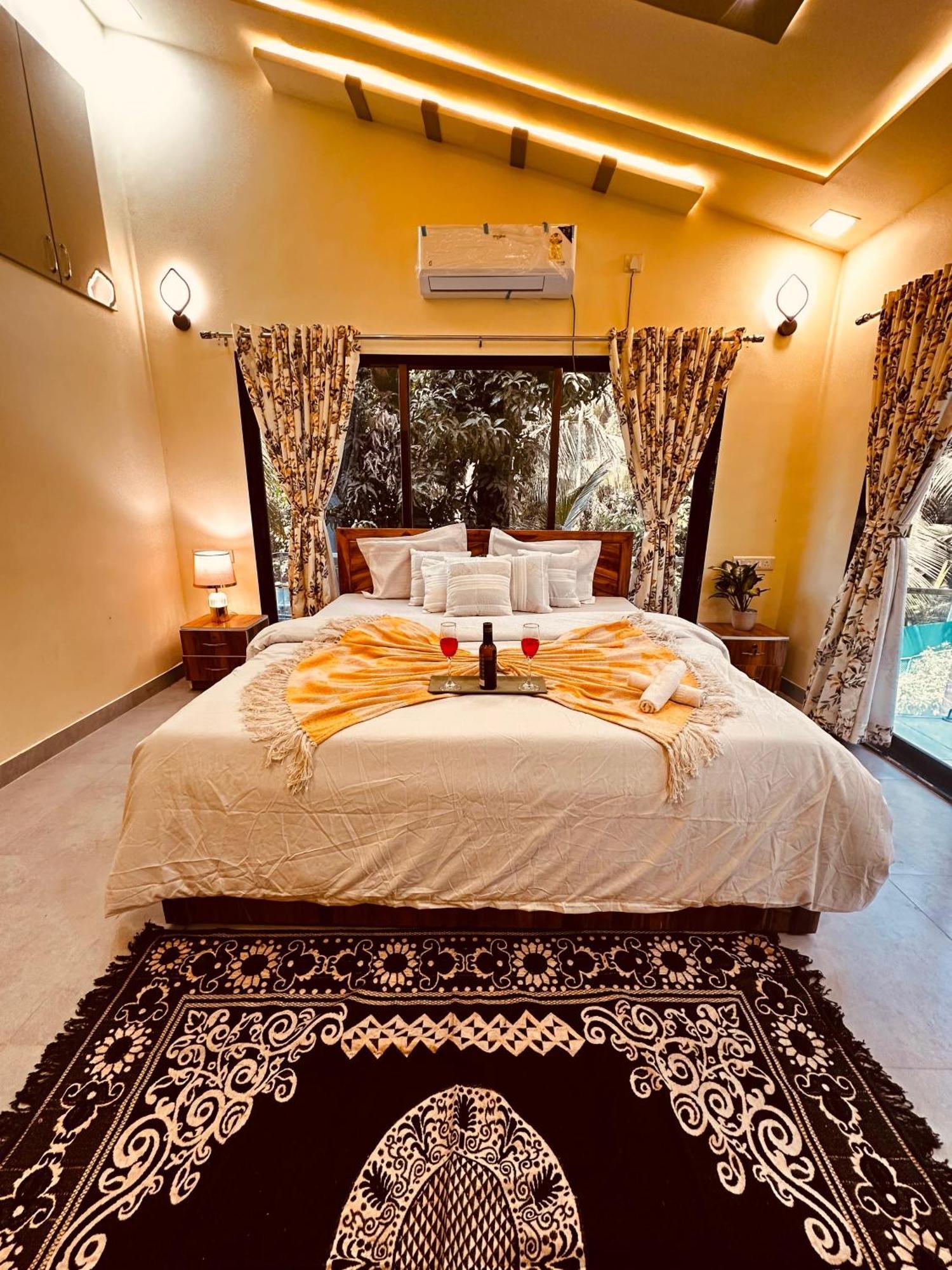 Seas The Day Luxurious 5Bhk Villa 2Min From Awas Beach With Huge Private Pool Alībāg Exterior foto
