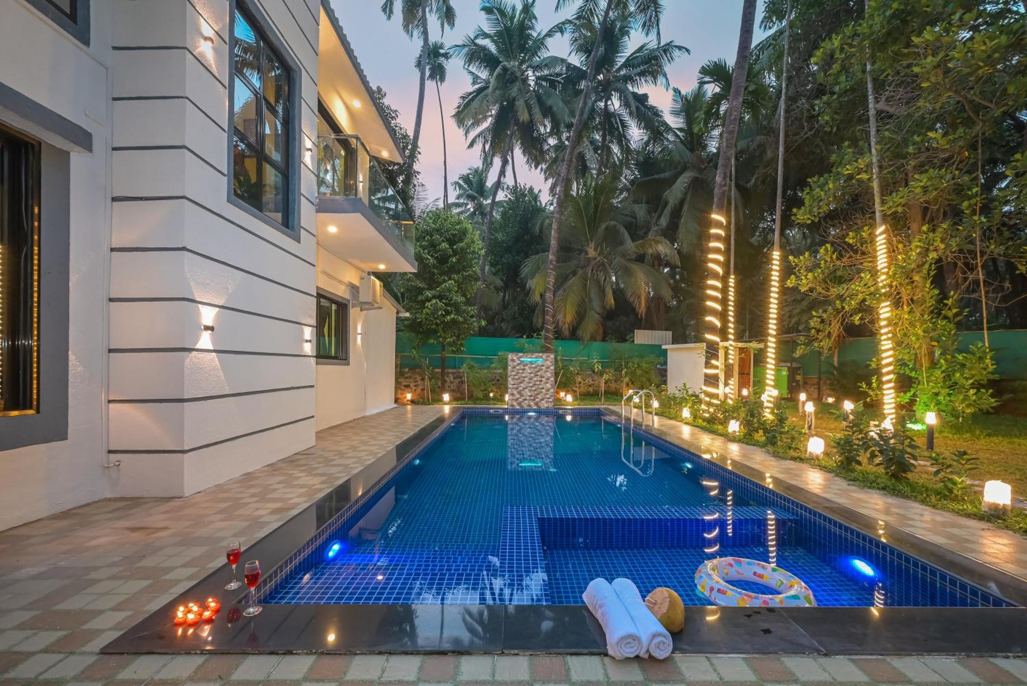 Seas The Day Luxurious 5Bhk Villa 2Min From Awas Beach With Huge Private Pool Alībāg Exterior foto