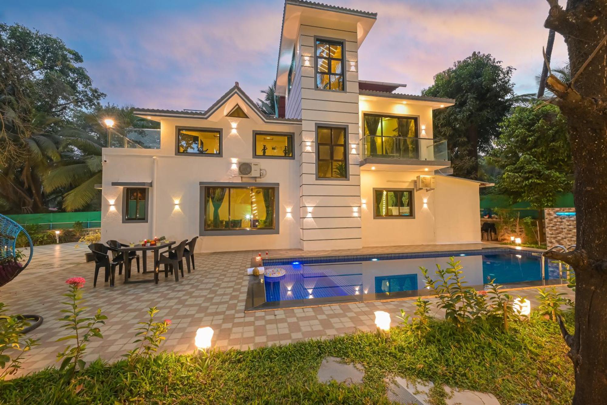 Seas The Day Luxurious 5Bhk Villa 2Min From Awas Beach With Huge Private Pool Alībāg Exterior foto